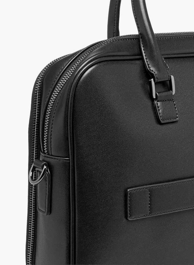 DUCHINI BLACK Men Textured Laptop Bag for Men | Best Price UAE